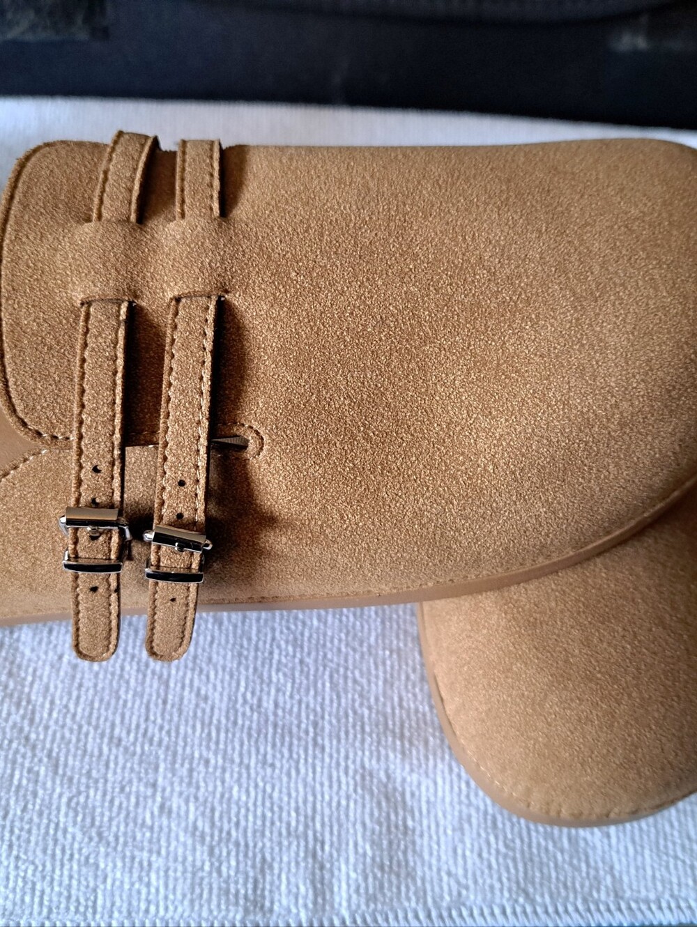 NY & CO brand new CLOGS size 7.5 suede uppers ADJUSTABLE STRAPS